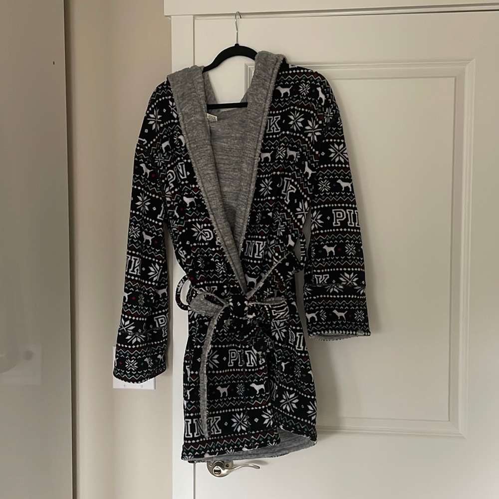 PINK Christmas Plush Robe